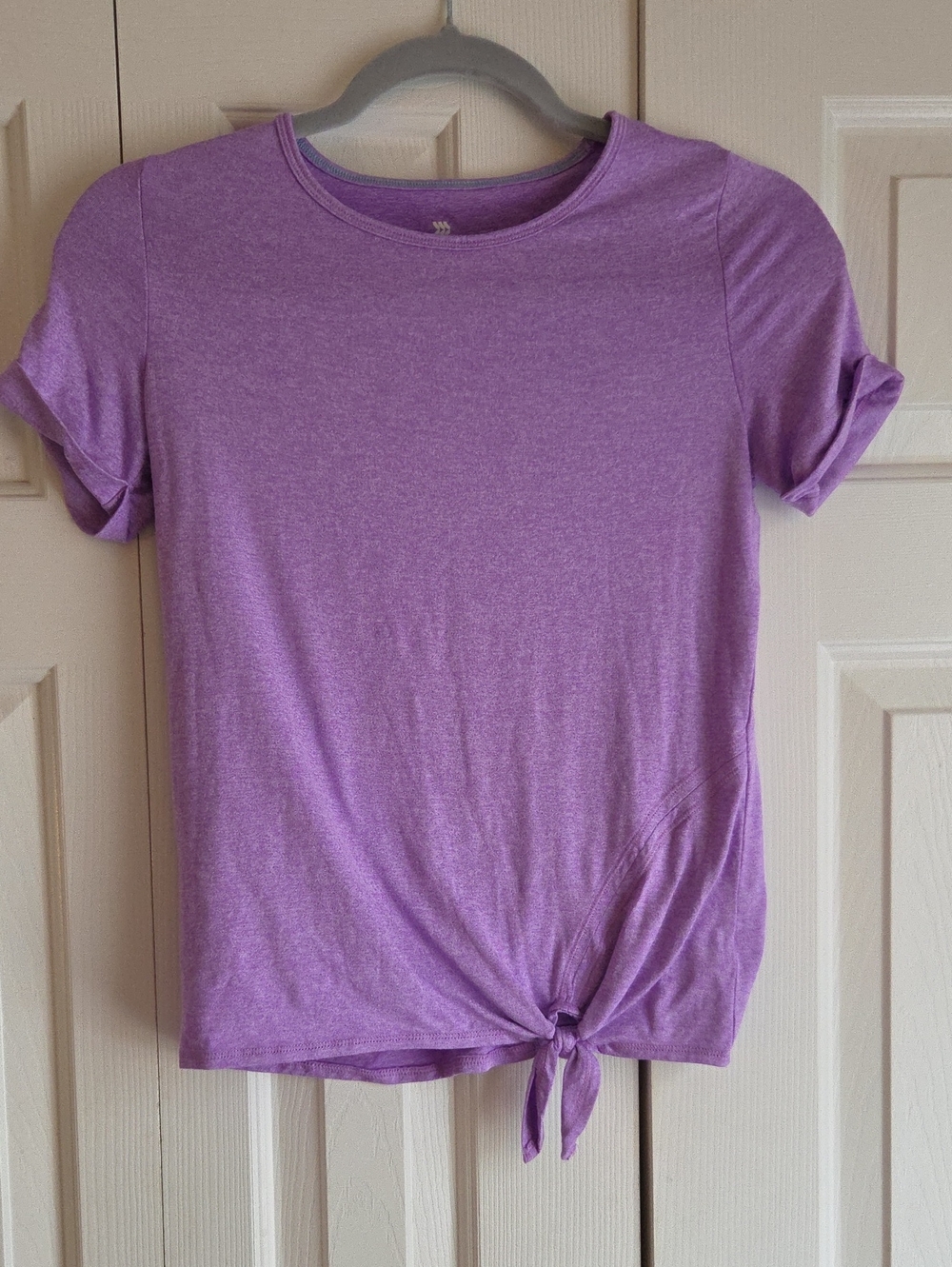 all in motion Target Lavender Short-Sleeve Tie-Front Tee